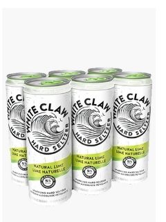 WHITE CLAW NATURAL LIME 6CANS