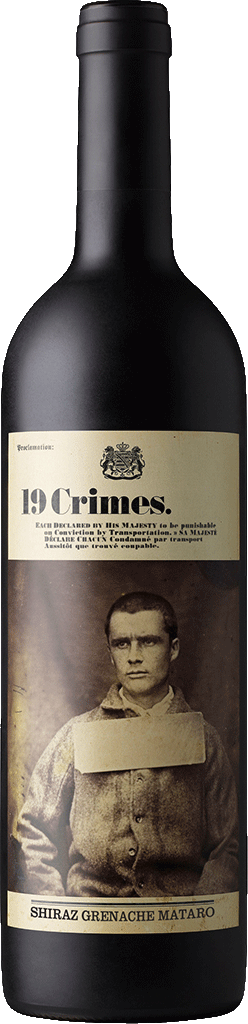 19 CRIMES SHIRAZ GRENACHE MATARO 750ML