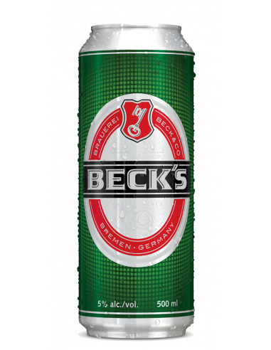 BECKS LAGER 500mL 1CAN