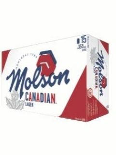 MOLSON CANADIAN 355mL 15CANS