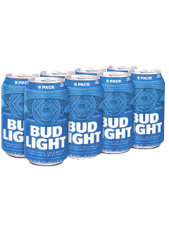 BUD LIGHT 355ml 8CANS
