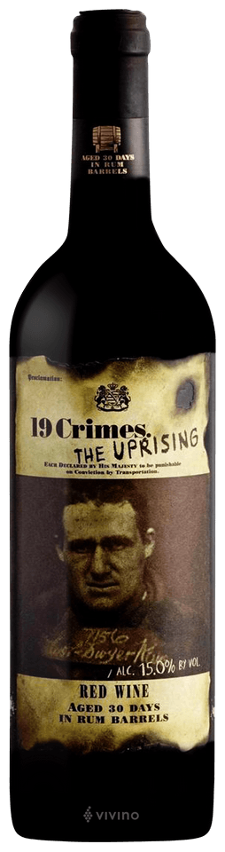19 CRIMES THE UPRISING RED BLEND 750ML