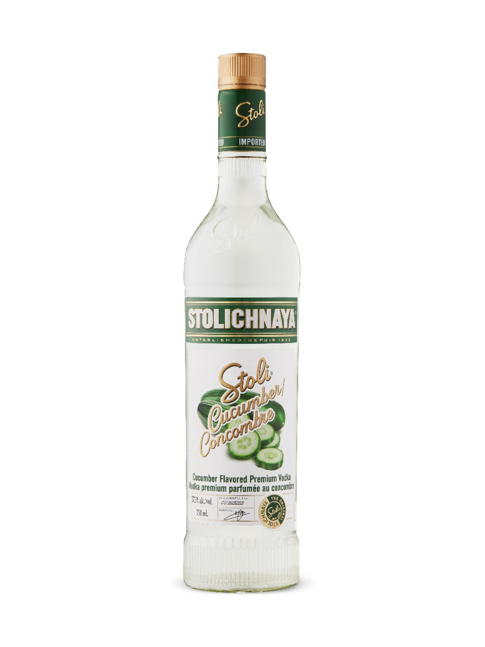 STOLI CUCUMBER VODKA 750mL