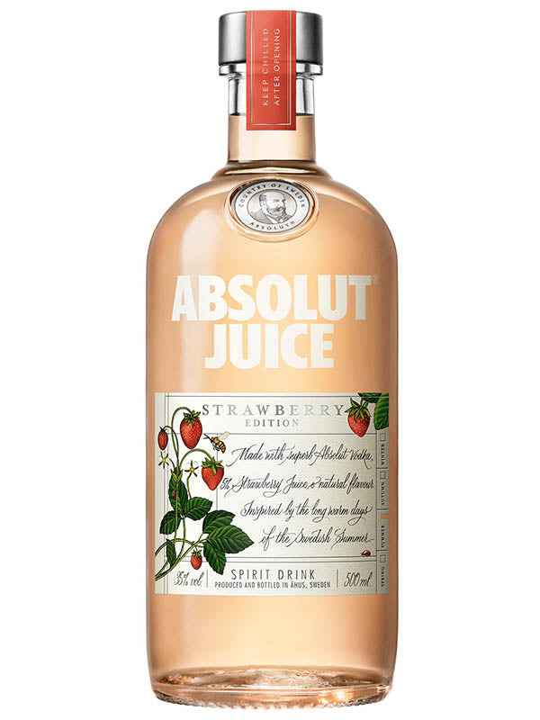 ABSOLUT JUICE STRAWBERRY EDITION 750mL