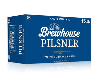 BREWHOUSE PILSNER 15CANS