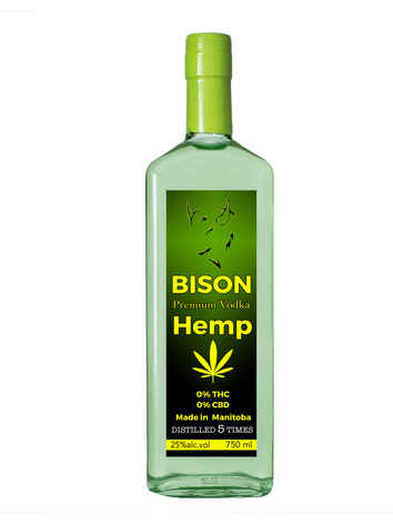 BISON VODKA HEMP 750mL