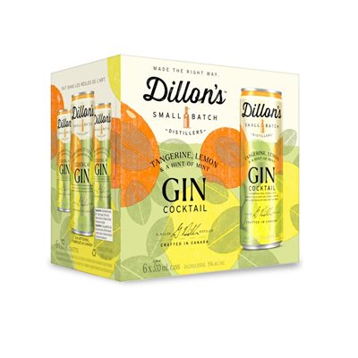 DILLON'S TANGERINE & A HINT OF MINT 6CANS