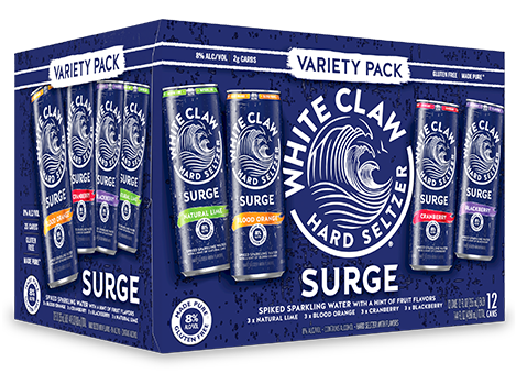 WHITE CLAW SURGE VARIETY 12CANS