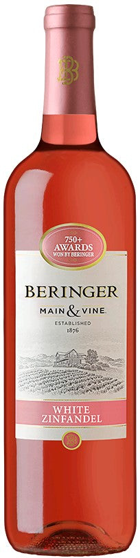 BERINGER MAIN & VINE WHITE ZINFANDEL 750ML
