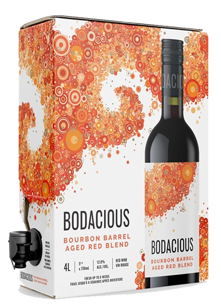 BODACIOUS BOURBON BARREL RED BLEND 4L BIB