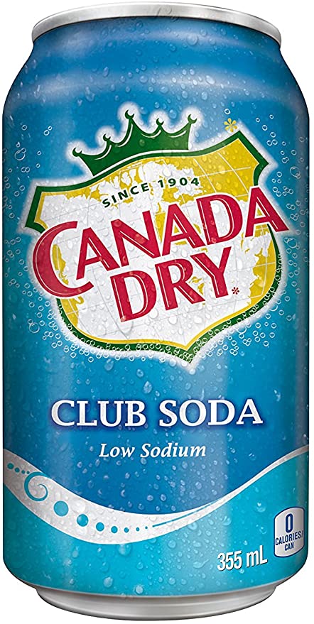 CANADA DRY CLUB SODA 355ML