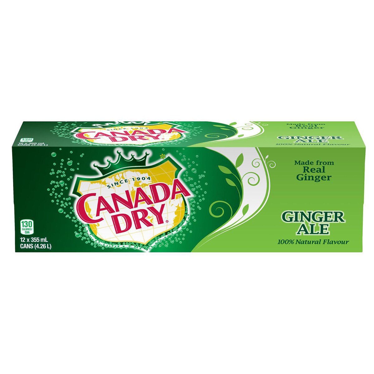 CANADA DRY GINGER ALE 355ML 12CANS