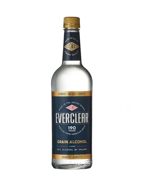 EVERCLEAR 190 PROOF GRAIN ALCOHOL 750ML