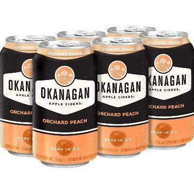 OKANAGAN ORCHARD PEACH CIDER 6CANS