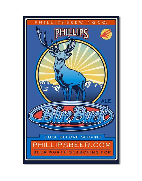 PHILLIPS BLUE BUCK ALE 6CANS