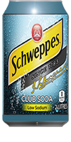 SCHWEPPES CLUB SODA CAN 355ML