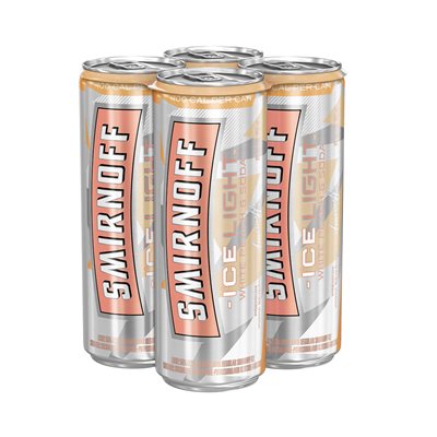 Smirnoff Ice Light White Peach & Soda 4 Pack Cans – Newfoundland Labrador  Liquor Corporation